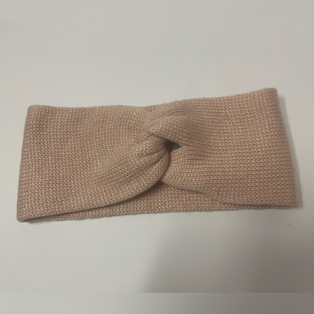 H&M knit with knot ear warmer headband blush